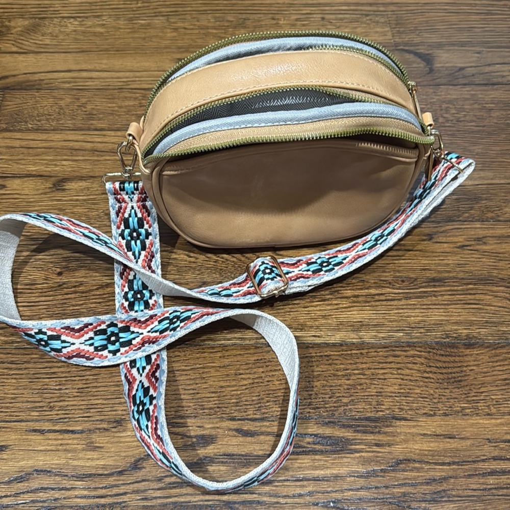 Tan small crossbody